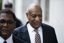 Bill Cosby arrives for his sexual assault trial at the Montgomery County Courthouse.