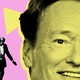 Collage of Conan O'Brien hosting the 2025 Oscars