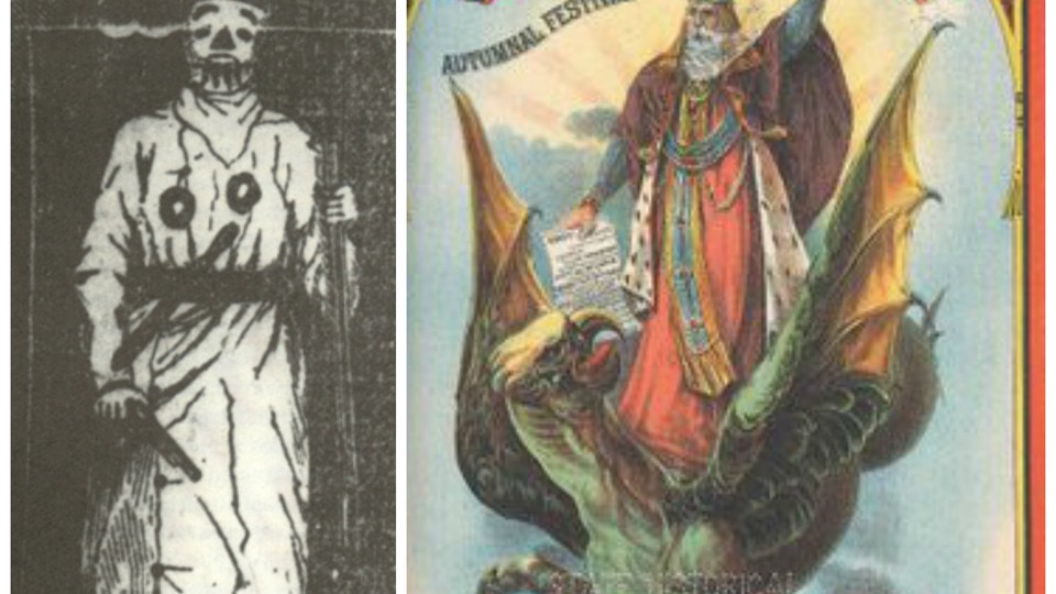The original prophet image and a program from the 1883 VP Fair