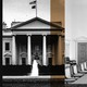 Black-and-white photos of the Federal Reserve and an empty meeting room with a map of the United States on the wall
