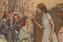 An illustration from Louisa May Alcott's "Little Women"