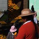 PERU. Chupaca. September 2017. Selling oranges at the weekly animal market.