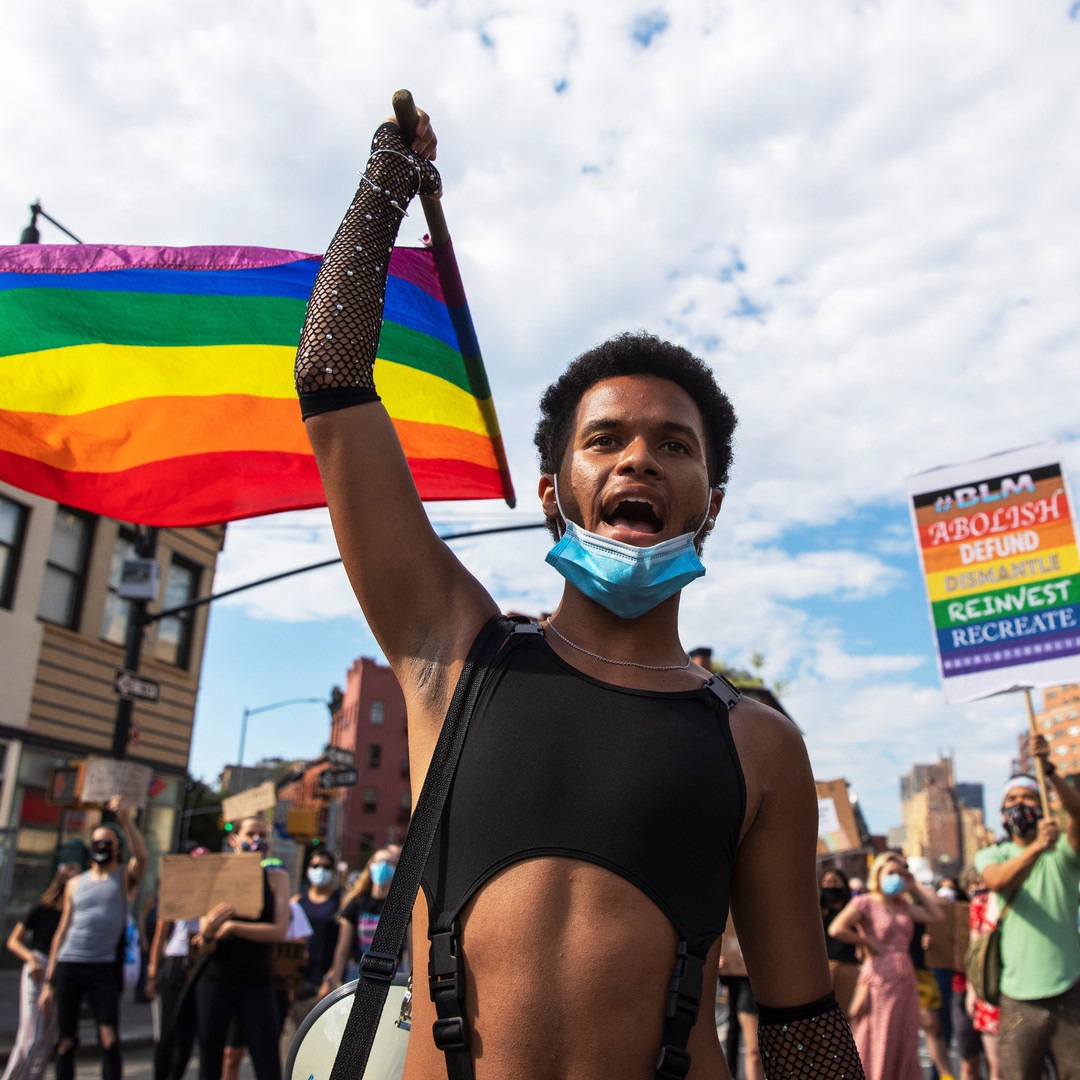 gay flag burning nyc hate