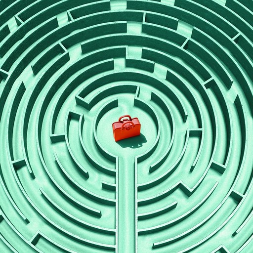 a maze to a briefcase