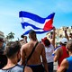 Protesters in Havana on July 11