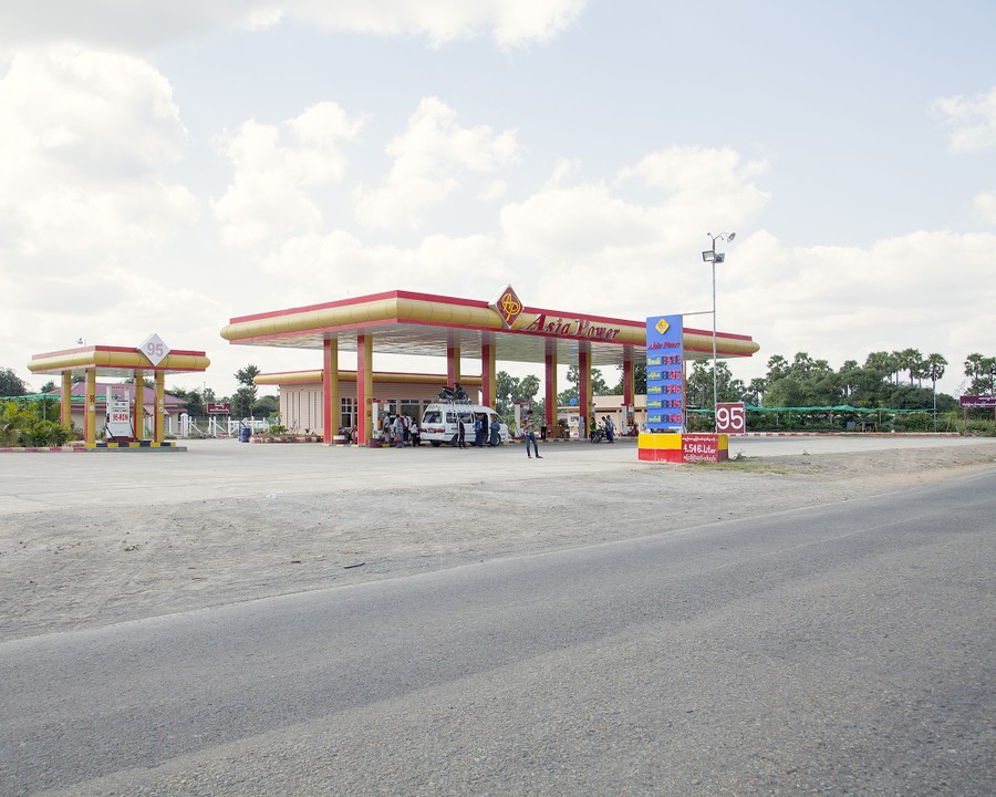 Craig Easton Photos of Colorful Gas Stations of Burma The Atlantic