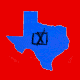 A gif of a map of Texas with a box on top.