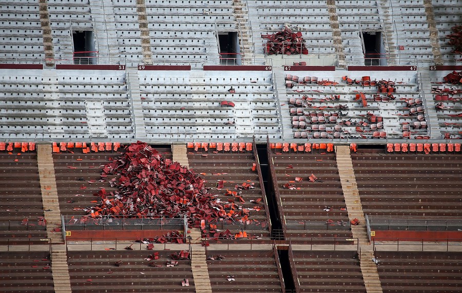 The Lights Go Out on Candlestick Park The Atlantic