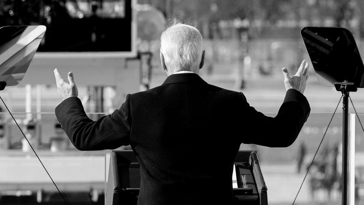 Qei46xrsgr3oum The word inauguration is a formal beginning or introduction. https www theatlantic com ideas archive 2021 01 why bidens inaugural address succeeded 617779