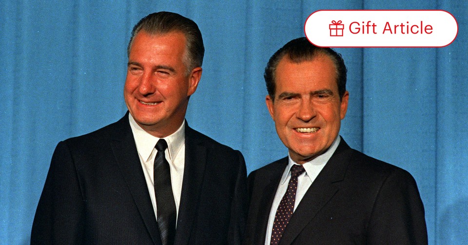 Richard Nixon Und Spiro Agnew Besuchen Die LBJ Ranch Am 19. August 1968 L R Republikanische Kandidaten Spiro Agnew Und Richard Nixon 50058416