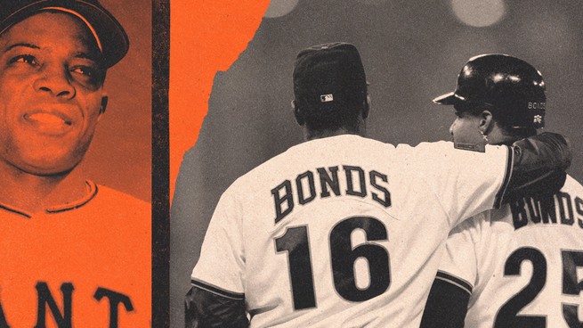 willie mays, barry and bobby bonds