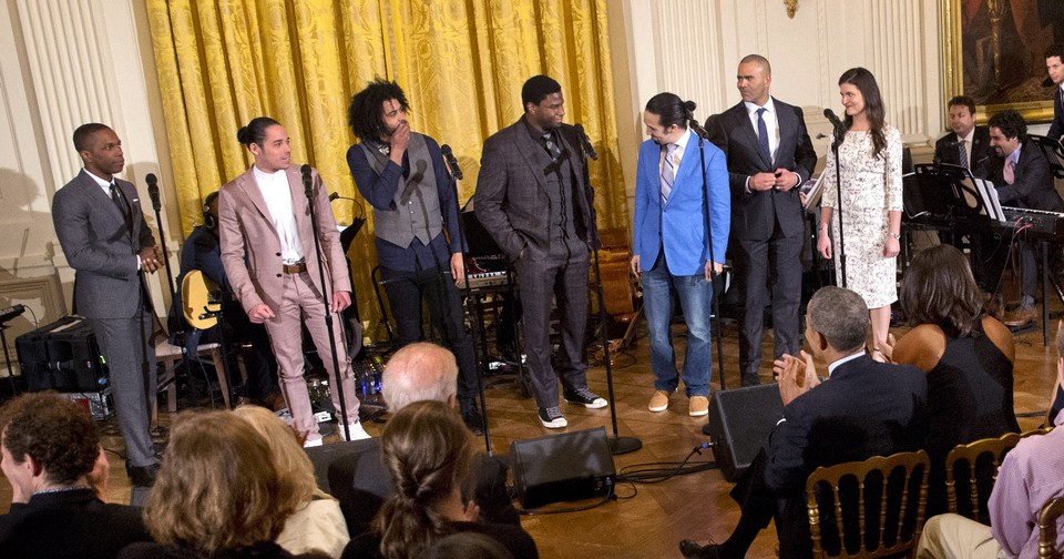 Hamilton cast at white house hot sale