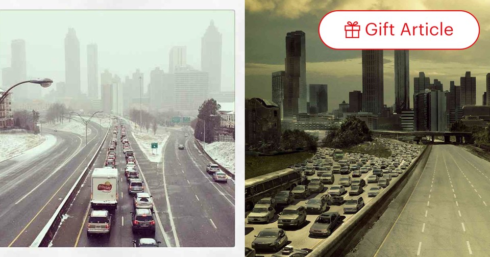 Snowpocalypse in Atlanta and The Walking Dead - The Atlantic