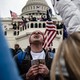 A Capitol rioter on January 6