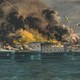 An illustration of the attack on Fort Sumter