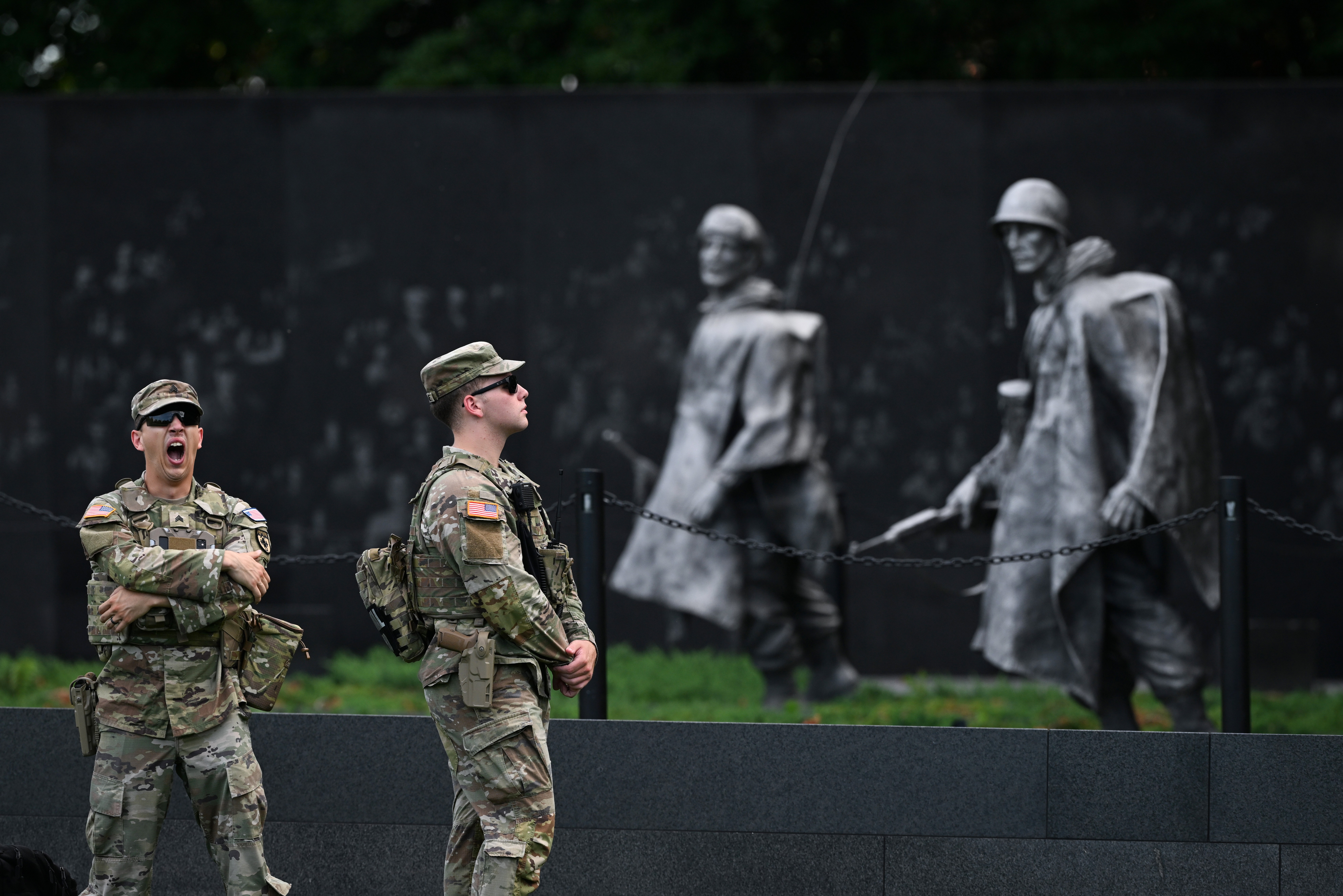 An American City, With Troops on Its Streets