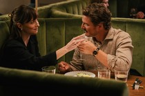 Dakota Johnson and Pedro Pascal in Materialists