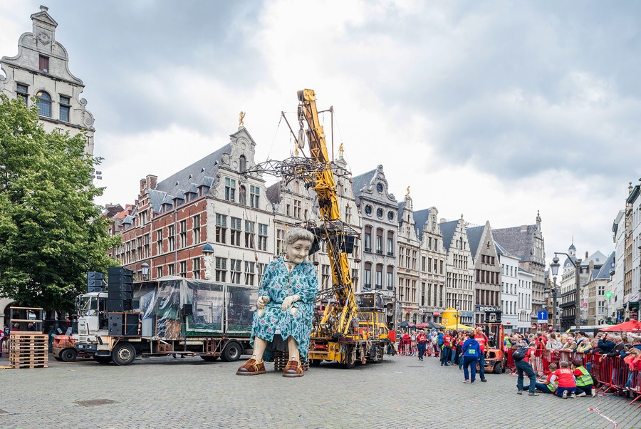 The Final Appearance Of The Giant Puppets Of Royal De Luxe The Atlantic