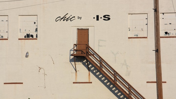 A shuttered clothing factory in Tennessee