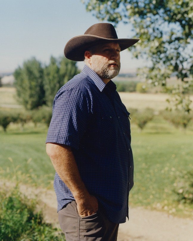 Photo of Ammon Bundy at his home in Idaho