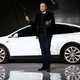 Elon Musk and a Tesla
