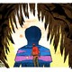 An illustration of a veteran with PTSD