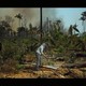 BRAZIL. 2019. Edmar, a worker on a small farm in the Victoria settlement, clears away brush in an effort to contain fires.