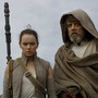 Daisy Ridley and Mark Hamill in 'The Last Jedi'