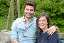 A young man and woman