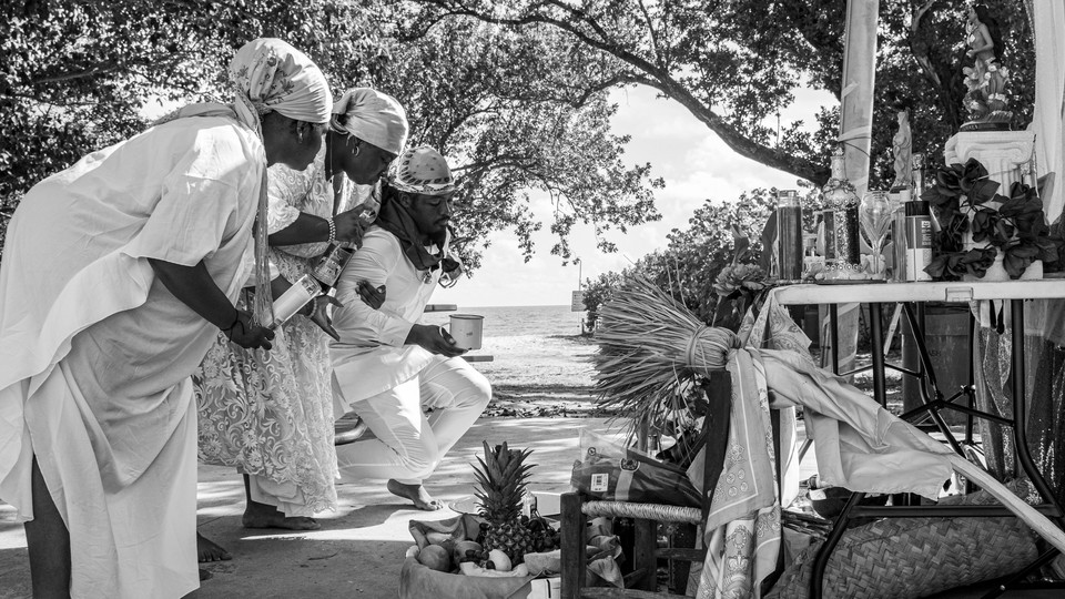 A Vodou ceremony in Miami