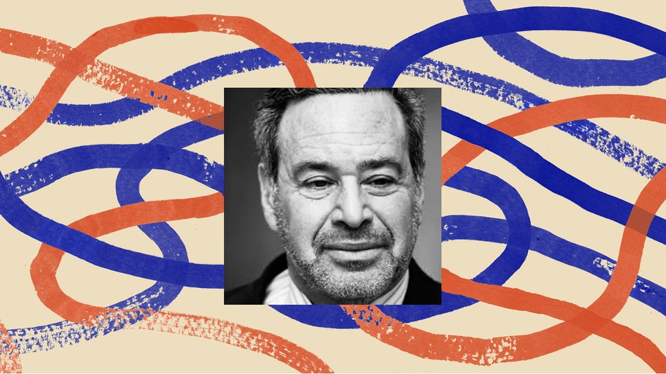 A black-and-white photo of David Frum, a staff writer at The Atlantic