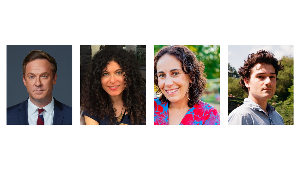 From left to right: Jonathan Lemire, Emily Bobrow, Katie Zezima, Will Gottsegen