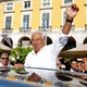 Portugal's incumbent Prime Minister António Costa greets supporters in Lisbon.