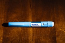 An Ozempic injection pen