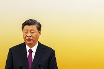 Xi Jinping delivers a speech