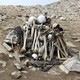A stack of bones at Roopkund lake