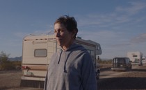 A still from "Nomadland" of Frances McDormand's character Fern