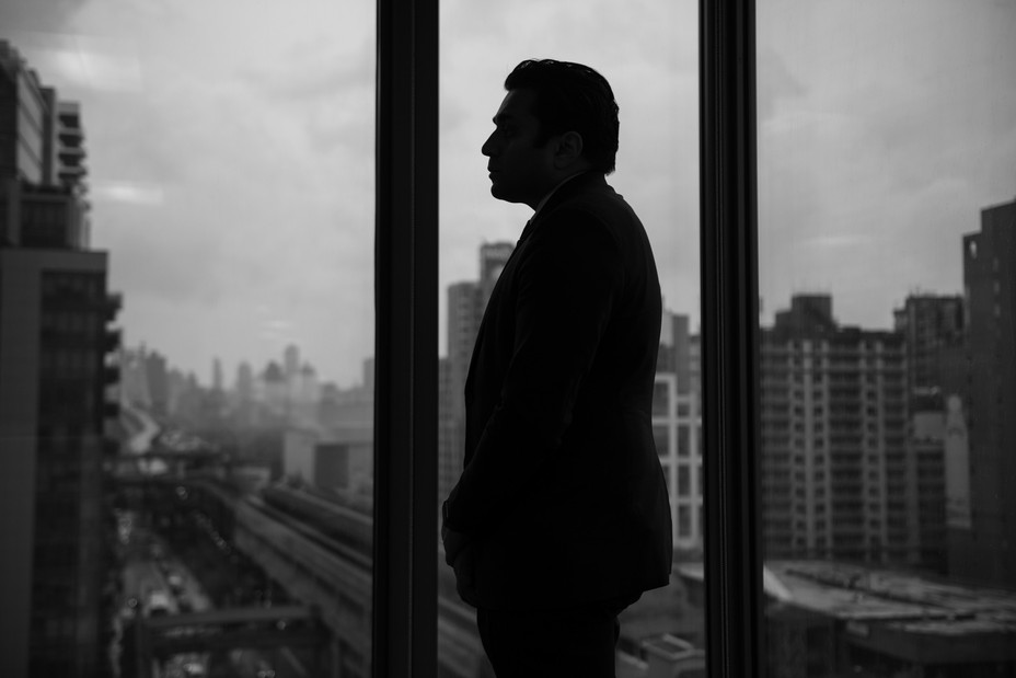 Silhouette of Dr. Ashwin Vasan.