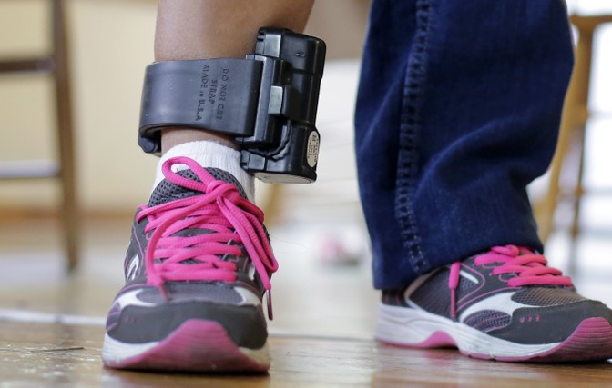 New ankle monitors can call and record kids without their consent, raising concerns among civil liberties watchers.