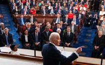 Biden delivering the State of the Union address