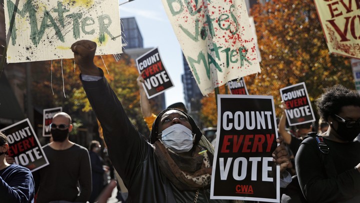 Protesters in Philadelphia