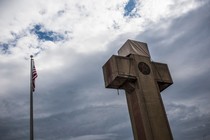 The World War I memorial cross in Bladensburg, Maryland