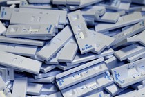 Photo of a pile of COVID tests