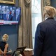 Donald Trump watching TV