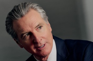 A portrait of Gavin Newsom