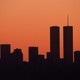 A photo of the Manhattan skyline featuring the Twin Towers