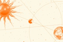 A map showing a total solar eclipse