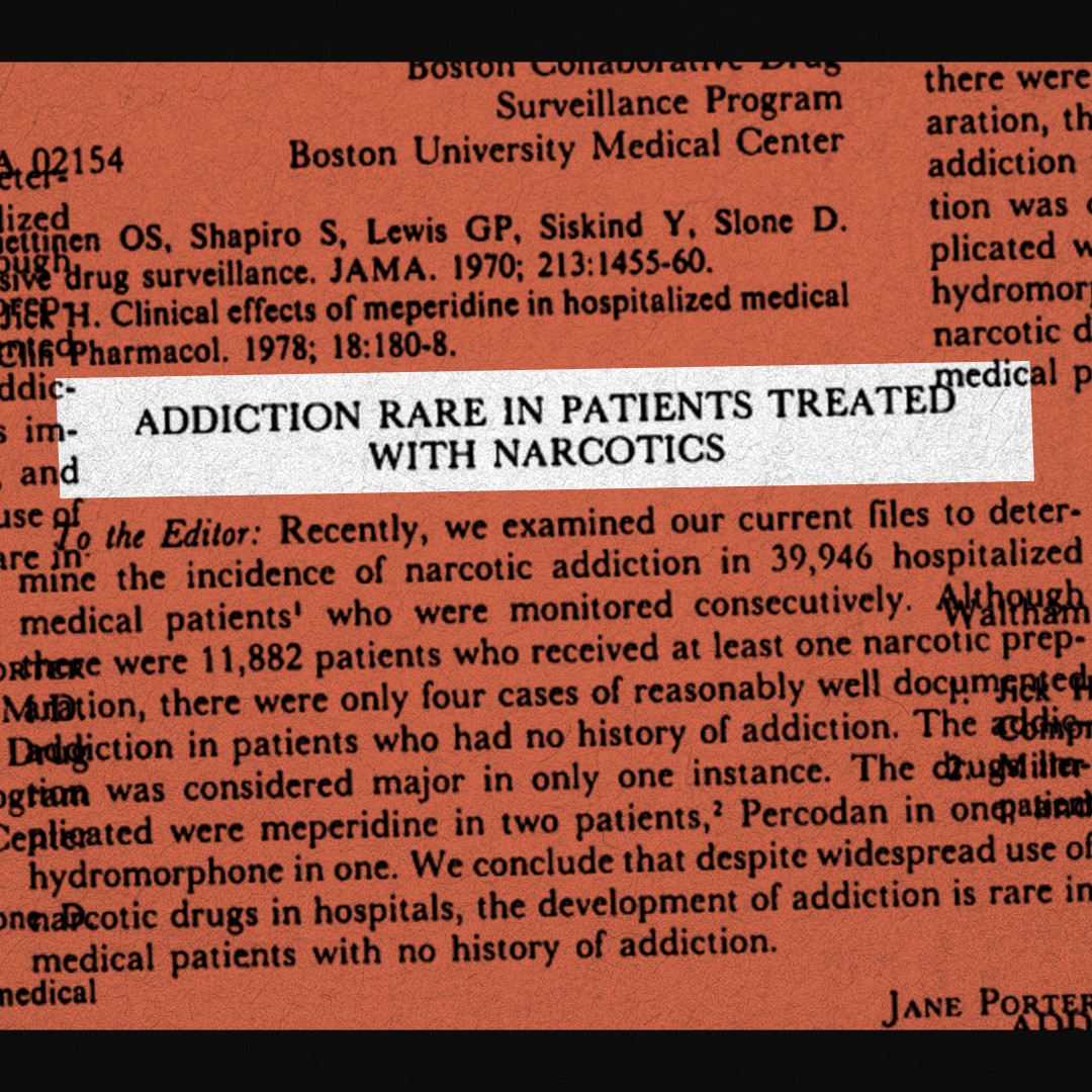 The 1980 NEJM Letter That Fueled the Opioid Crisis - The Atlantic