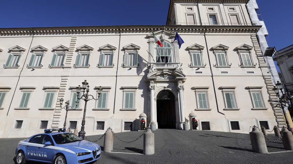 The Quirinale presidential palace in Rome