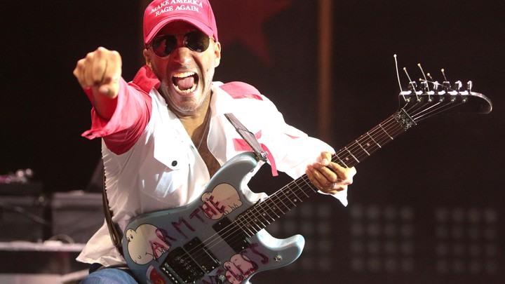 Tom Morello performs with Prophets of Rage on August 20, 2016, in Camden, New Jersey.